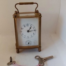 Kutschenuhr, Offiziersuhr Messing