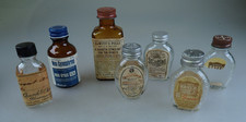 7 kleine Flaschen Arzneien auch für Puppen-Apotheke ca. 1920 bis 1935 (111391)