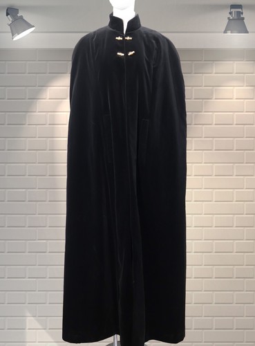 Top langes vintage samt opern - top,
