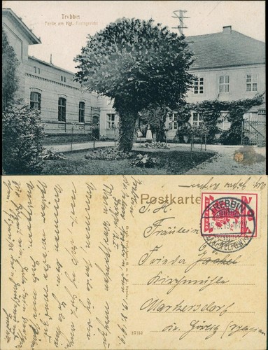 Postcard trebbin district - postcard,