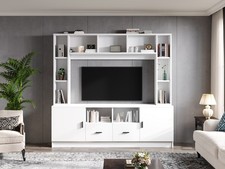 TV Wohnwand mit Vitrine Regal