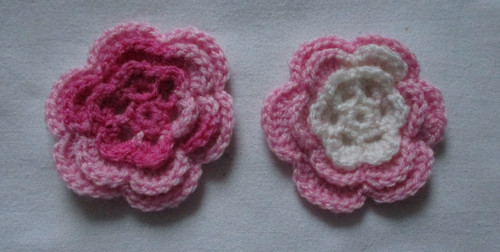 Häkelblumen handarbeit - 2,