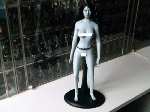Blue female demon scale - 1:6,