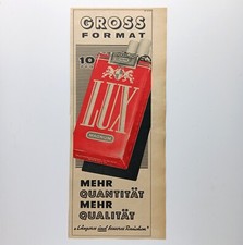 1951 XL LUX Magnum Zigaretten BAT Werbeanzeige Werbung Reklame Advertising