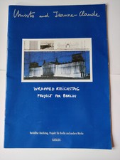 Kunst Katalog 1995 Verhüllter Reichstag Berlin und andere Werke Christo