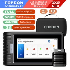 TOPDON AD800 BT KFZ OBD2 Diagnosegerät Scanner ALLE SYSTEM Gratis-Update Deutsch