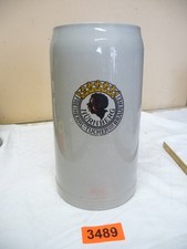 3489.     Alter Steingut Bierkrug   Tucher Nürnberg  Krug Bierkrug   3 L