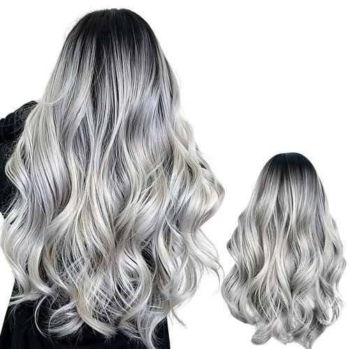 Grau ombre perücke - perücke, damen
