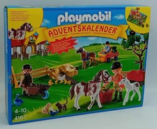 Playmobil 4167  Reiterhof Ponyhof Pony Pferde reiten Bauernhof Stall  Neu