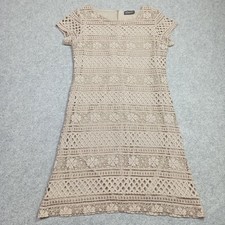 Princess-Goes-Hollywood Spitzenkleid Damen Größe 38-40 Beige Baumwolle Gefüttert