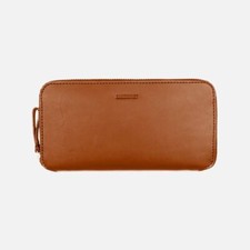 FREDsBRUDER Geldbörse 'Ahe Wallet' - Leder - dark camel (braun) - wie NEU