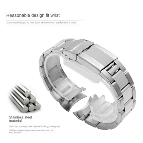 Bogen solid edelstahl armband - bogen,