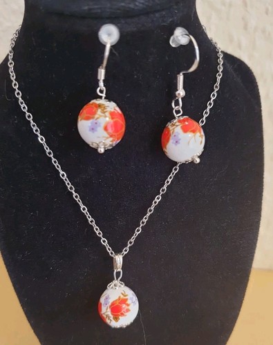 Schmuckset porzellan weiß - ,