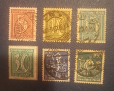 DR - Inflation  Waffeln Ziffern teil Satz gestempelt Luxus geprüft  1560€ Mi top