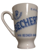 Becherovka Espressotasse Vintage Weiß M Likör Tasse