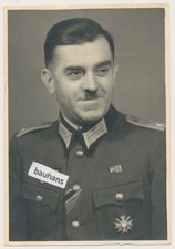 Foto Portrait Offizier Wehrmacht  1944 (621n)