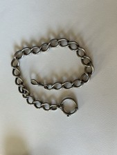 Alte Silber Taschenuhrkette 