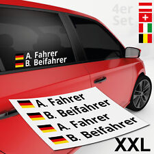 Autoaufkleber Name + Flagge