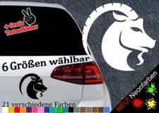 Steinbock Aufkleber 6 Größen