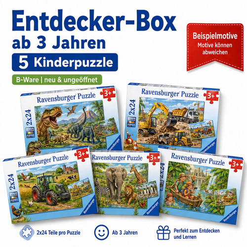 Ravensburger kinderpuzzle - 5x,