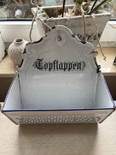 Alter Emaille Wandbehälter