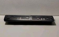 3D Limited Edition  Metall Auto Aufkleber Sticker Logo  KFZ Badge Schwarz Black