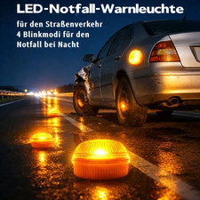 2× LED Warnleuchte mit Magnet