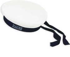 Matrosen Hut Marine für Erwachsene Seefahrer Seemannshut Flottenmatrose Navy Mar