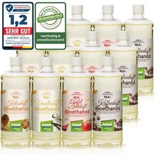 KieselGreen Bioethanol mit Duft, 12 x 1 Liter - Premium Bioethanol als Raumduft