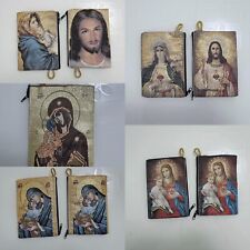 100 x Stoffgeldbeutel mit Motiv, Ethno Boho Geldbeutel mit Reißverschluss-NEU