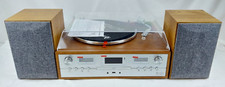 Soundmaster PL895 Holz Retro Anlage Halbautomatischer Plattenspieler #KT7837X--