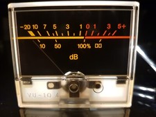Drehspulinstrument Pegel Anzeige Dolby dB peak Meter VU Zeigerinstrument analog