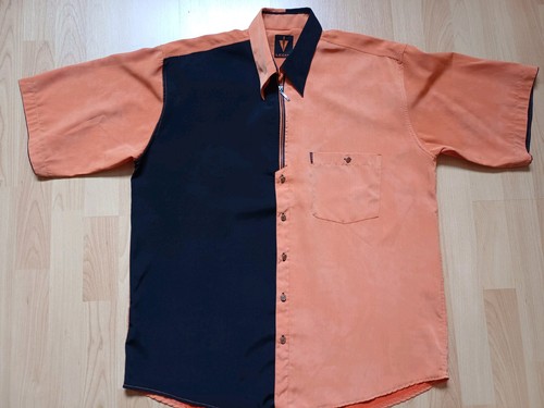 Leché hemd orange - orange,, gr.l