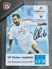 Autogrammkarte Werbung Ulf