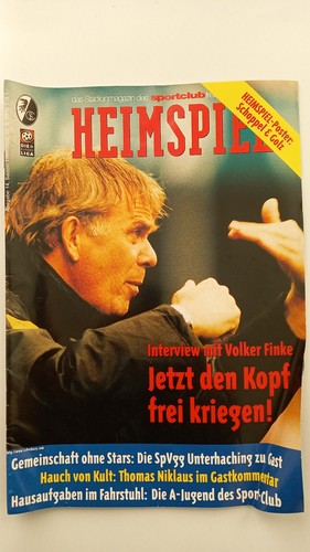 Stadionheft sc freiburg - stadionheft, 99/00