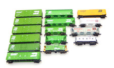 Micro Trains u.a. Spur N US Güterwagen Konvolut Burlington Northern - 15 teilig