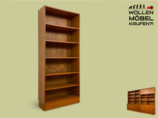 WMK I Stilvolles skandinavisches Designer Bücherregal von Domino Møbler in Teakh