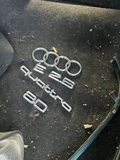 Audi 80 b4 2.6 e quattro enbleme heckklappe und kühlergrill