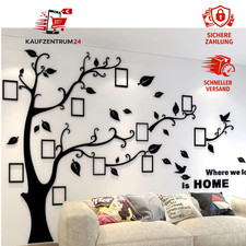 Wandtattoo 3D Baum Family