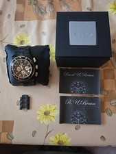Raoul U Braun Herren Automatik Armbanduhr in Schwarz 21 Jewels 5ATM Neuwertig