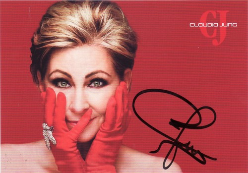 Claudia jung autogramm - claudia,