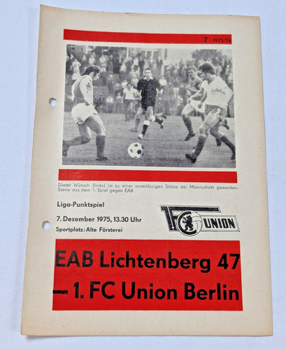 Orig programm fc union - orig., 1.fc