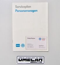 Serviceplan Scheckheft Serviceheft 7/90 VW Golf 2 GTI PF AUG