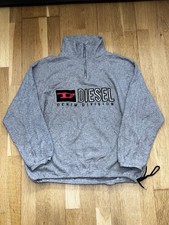 Sudadera Diesel gris fleece