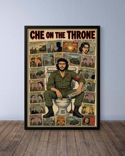 Che guevara toilet art - che, poster