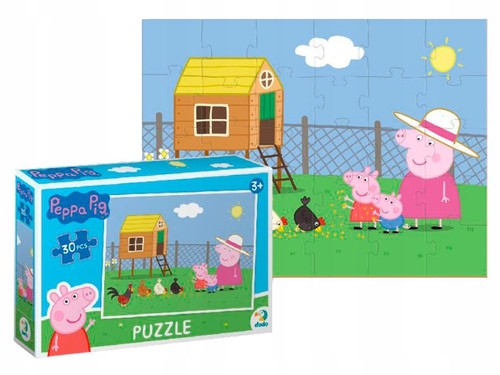 Peppa pig teiliges puzzle - peppa,