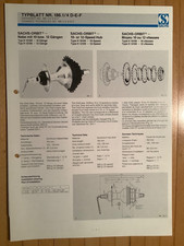 Fichtel & Sachs Typenblatt Nr