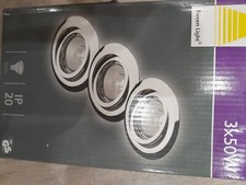 3xEinbauleuchten/Einbaustrahle