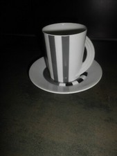 Rosenthal Cupola Strada 1 Kaffeetasse & Untertasse *Mario Bellini Neuwertig