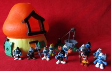 Schlumpf Haus von Schleich  + Schlümpfe Smurf